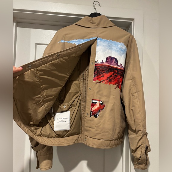 SOLD - RARE Canada Goose x Rokh x Matt McCormick Padded Trucker Strap Jacket - Picture 5 of 17